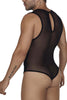 CandyMan 99699X Mesh Bodysuit Color Black