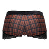 CandyMan 99821 Back to School Trunks Color Red Plaid