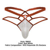 CandyMan 99833 Murse Thongs Color Red-White