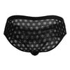 CandyMan 99855 Polka Mesh Briefs Color Black