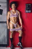 CandyMan 99859 Two Piece Outfit Color Stripes