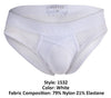 Clever 1532 Swirl Briefs Color White