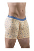 ErgoWear EW1775 SLK SE Boxer Briefs Color Peach-Birds