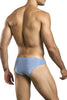 JUSTIN+SIMON XSJ01 Classic Bikini Color Lurex Blue