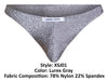 JUSTIN+SIMON XSJ01 Classic Bikini Color Lurex Gray
