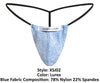 JUSTIN+SIMON XSJ02 Classic G-String Color Lurex Blue