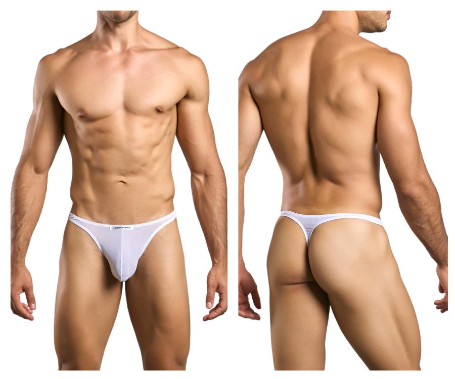 JUSTIN+SIMON XSJ03 Classic Thongs Color White Mesh