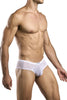 JUSTIN+SIMON XSJ22 Cheek Briefs Color White Mesh