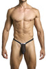 JUSTIN+SIMON XSJBU02 Bulge Thongs Color Black