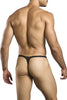 JUSTIN+SIMON XSJBU02 Bulge Thongs Color Black