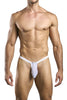 JUSTIN+SIMON XSJBU02 Bulge Thongs Color White Mesh