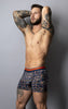 Male Power 160-299 Soo Cumfy Boxer Brief Color Navy-Orange
