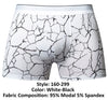 Male Power 160-299 Soo Cumfy Boxer Brief Color White-Black