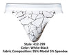 Male Power 412-299 Soo Cumfy Thong Color White-Black