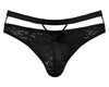 Male Power 446-289 Lucifer Cut Out Strappy Thong Color Black