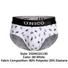 Unico 25040101130 Frenchis Briefs Color 00-White