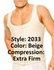 Ann Chery 2033 Latex Men Girdle Body Shaper Color Beige Plus