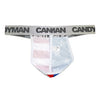 CandyMan 99154 Patriotic Thong Multi-colored