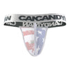 CandyMan 99154 Patriotic Thong Multi-colored