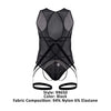 CandyMan 99650 Mesh Bodysuit Color Black