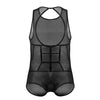 CandyMan 99683 Tulle Bodysuit Color Black