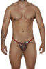 CandyMan 99685 Lace Thongs Color Red-Print