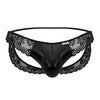 CandyMan 99721 Lace Jockstrap Color Black