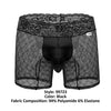 CandyMan 99723 See-through Trunks Color Black