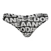 Doreanse 1369-PRN Big Logo Thong Color Printed