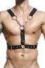 MaleBasics DMBL09 DNGEON Cross Chain Harness Color Black