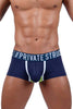 Private Structure BAUT4389 Athlete Trunks Color Navy Ranger