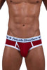 Private Structure SCUS4529 Classic Mid Waist Mini Briefs Color Red