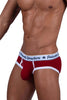 Private Structure SCUS4529 Classic Mid Waist Mini Briefs Color Red