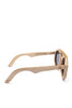 Alice Shoal 1010 McBean Lagoon Maple Wood Sunglasses Polarized Lenses Color Black