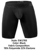 ErgoWear EW1783 MAX BOLD Athletic Shorts Color Black