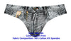 Male Power 486-286 Dirty Denim Bikini Color Denim Print