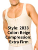Ann Chery 2033 Latex Men Girdle Body Shaper Color Beige Plus