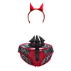 CandyMan 99356 Devil Costume Outfit Color Black-Red
