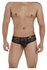 CandyMan 99537 Lace Boyshort Thongs Color Black