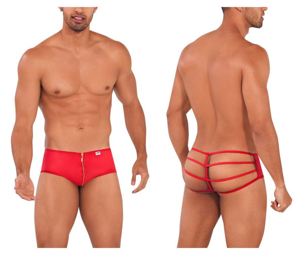 CandyMan 99704 Zip-it Briefs Color Red