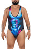 CandyMan 99725X Work-N-Out Bodysuit Color Moonlight Blue