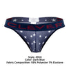 Clever 0918 Bright Star Thongs Color Dark Blue