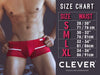 Clever 0665-1 Poise Briefs Color Red