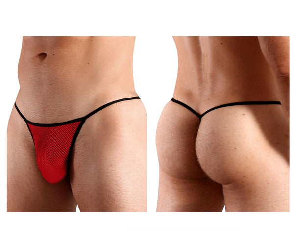 Doreanse 1306-RED Mesh G-String Thong Color Red