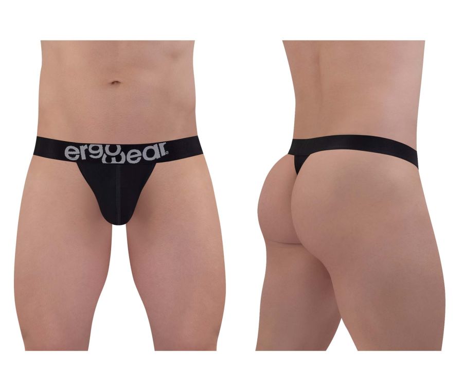 ErgoWear EW1482 MAX COTTON Thongs Color Black