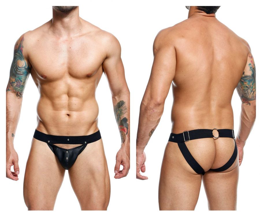 MaleBasics DMBL04 DNGEON Peakaboo Jockstrap Color Black