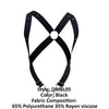 MaleBasics DMBL05 DNGEON Crossback Harness Color Black