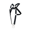 MaleBasics DMBL07 DNGEON Cross Cockring Harness Color Black