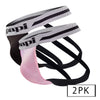 Papi UMPA081 2PK Microflex Jockstrap Color Tropical-Black