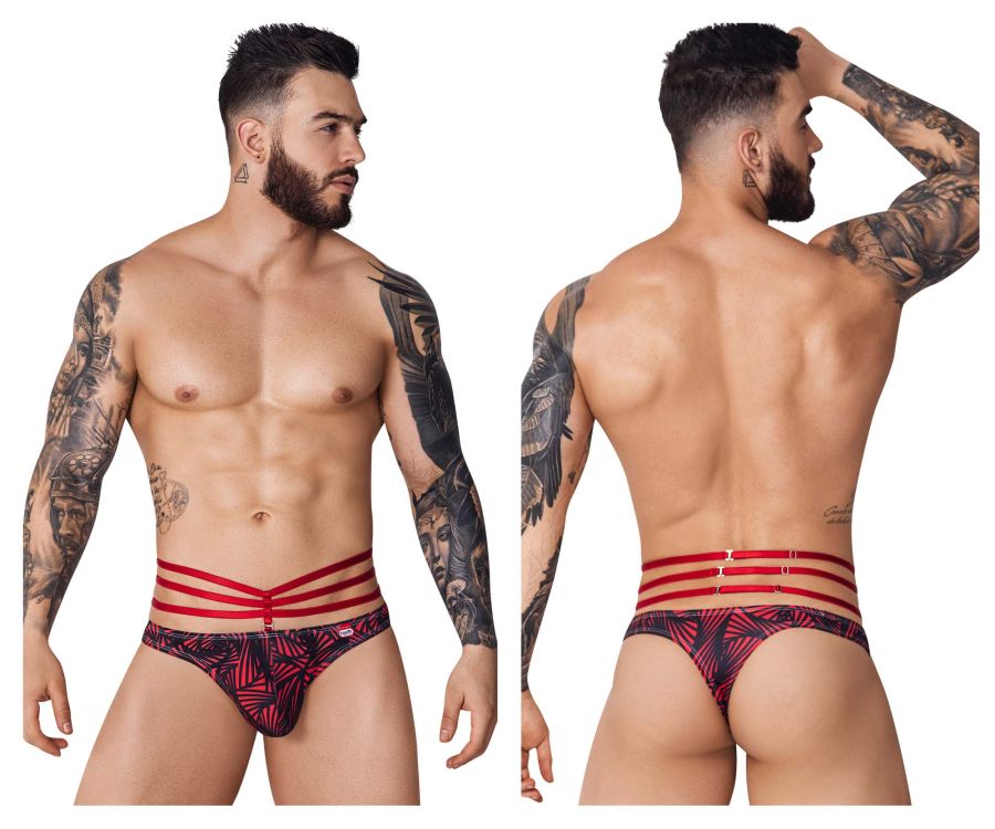 Pikante PIK 1081 Fiery Thongs Color Red